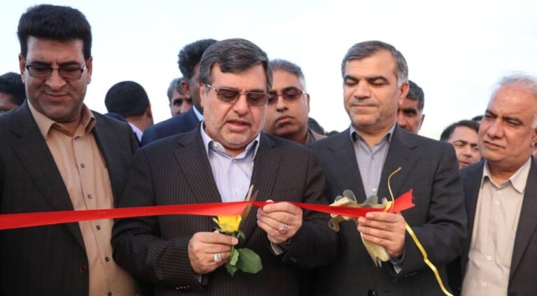 با حضور استاندار هرمزگان و معاون توسعه روستایی و مناطق