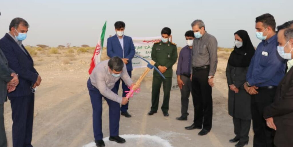 کلنگ احداث کشتارگاه دام در بندرخمیر به زمین زده شد